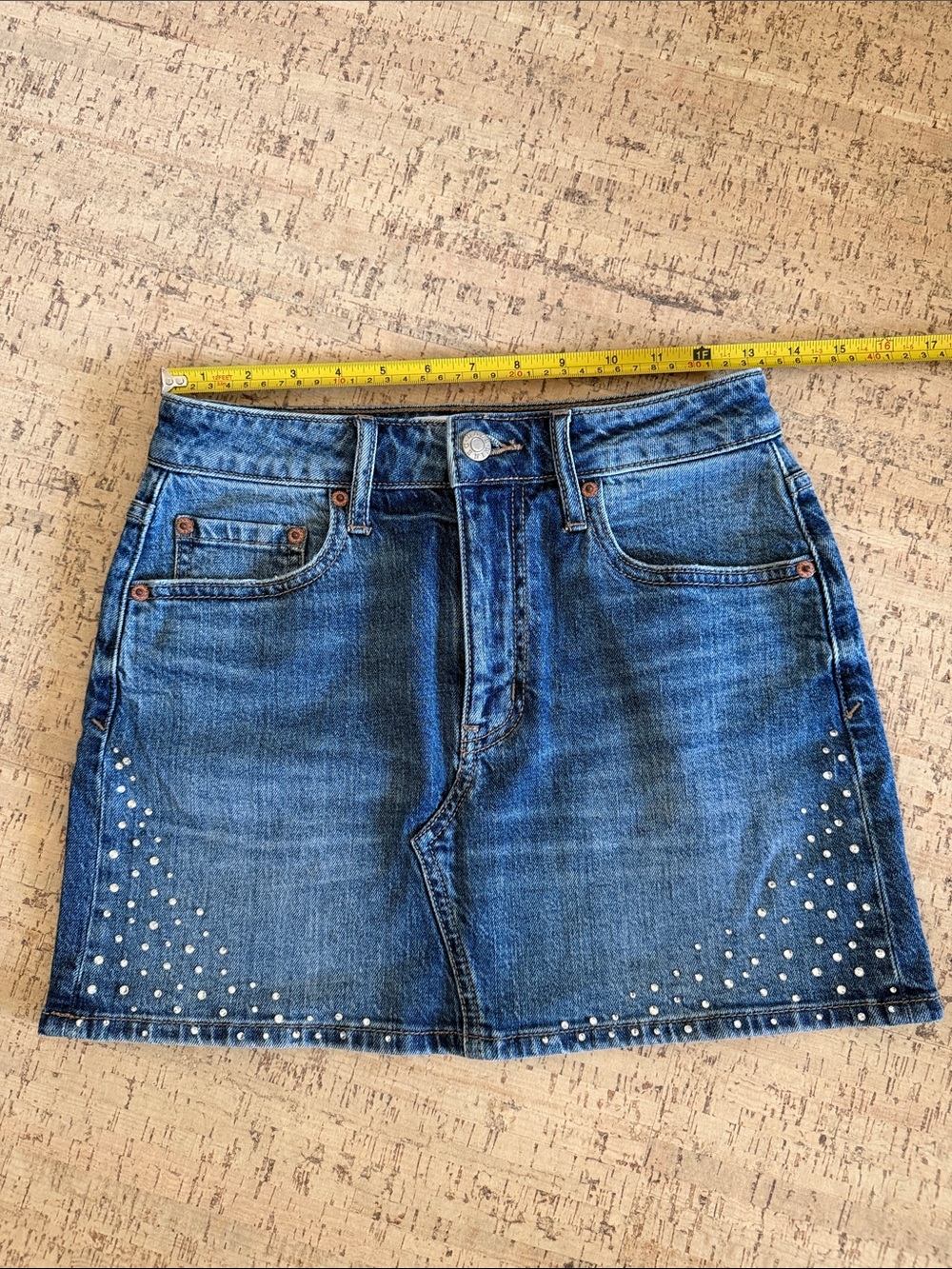 Daze Mini Skirt custom bedazzled
